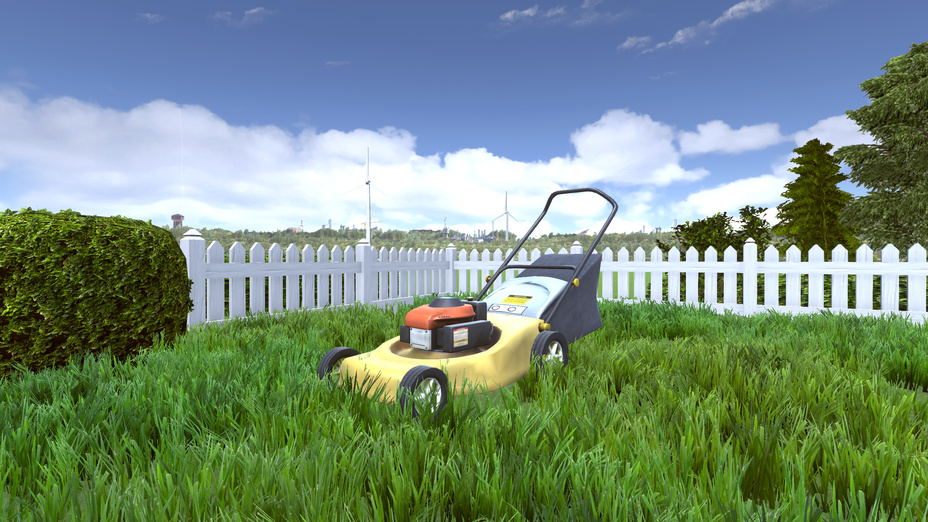 Игра Lawn Mowing Simulator играть онлайн в браузере