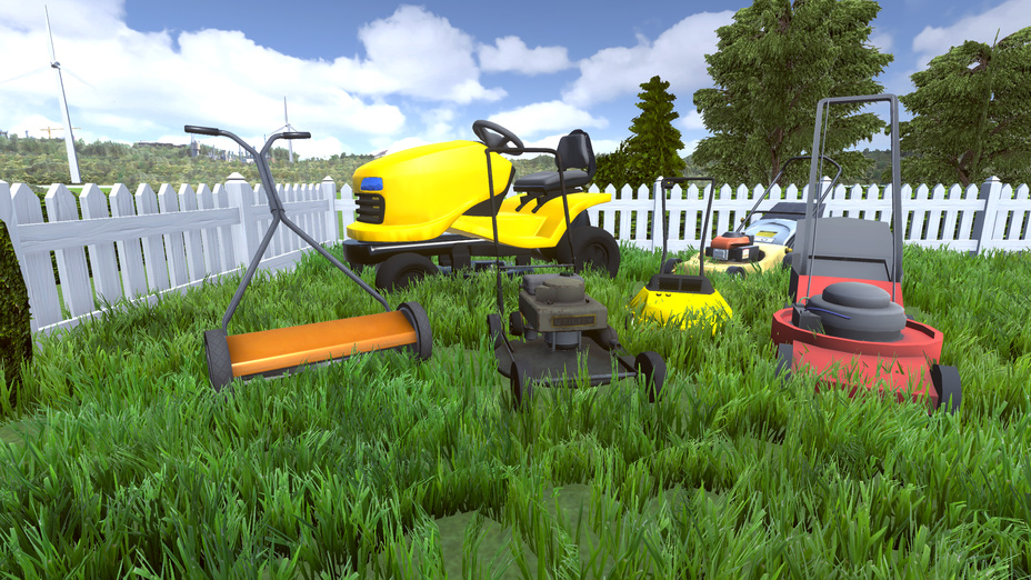 Игра Lawn Mowing Simulator играть онлайн в браузере