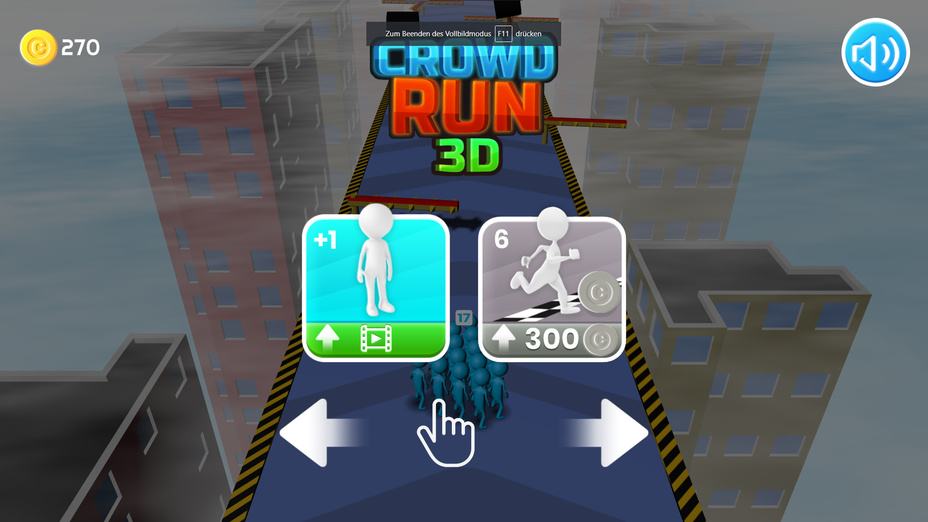 Игра Crowd Run 3D играть онлайн в браузере