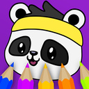 Играть в Panda Coloring онлайн без регистрации