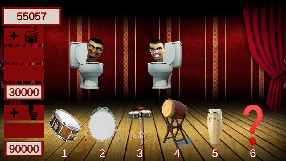 Игра Скибиди Туалетный Барабан играть онлайн в браузере