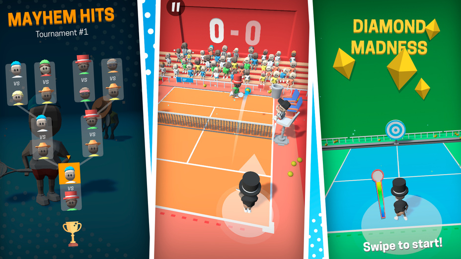 Игра Tropical Tennis играть онлайн в браузере