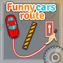 Играть в Funny Cars Route онлайн без регистрации