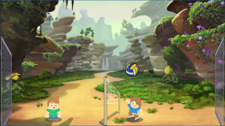 Игра Funny Volleyball играть онлайн в браузере