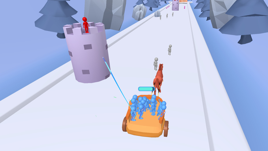 Игра Arrow Giant Rush играть онлайн в браузере