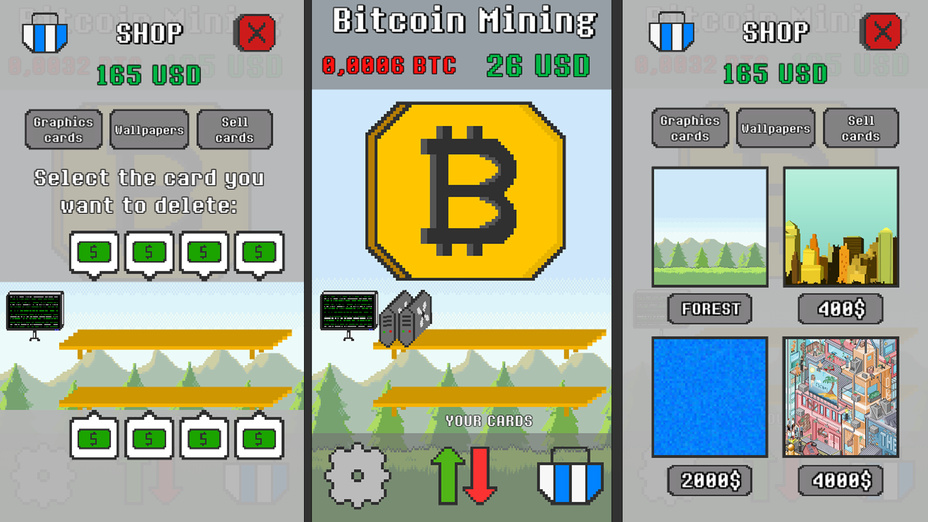 Игра Bitcoin Mining играть онлайн в браузере