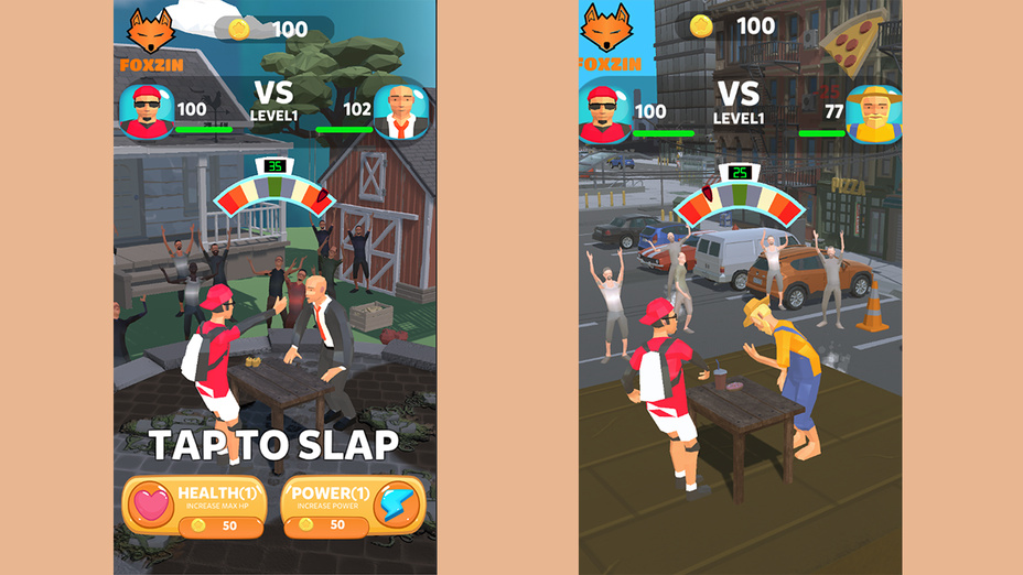 Игра Slap Kings 3D играть онлайн в браузере