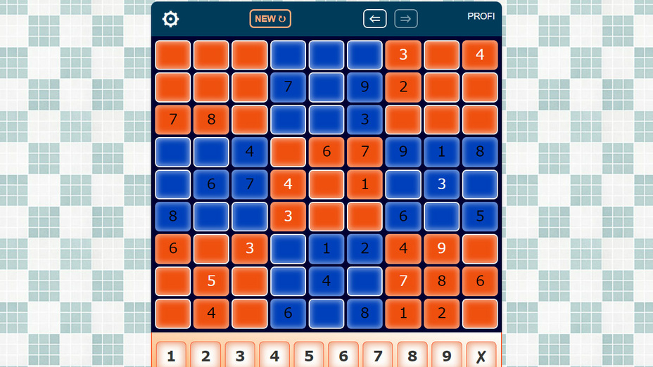 Игра Sudoku Ideal 2022 играть онлайн в браузере