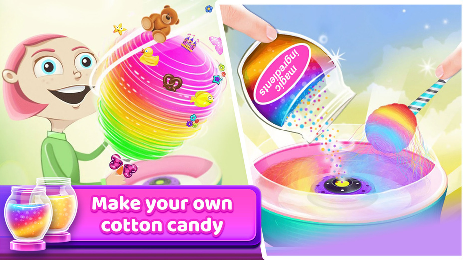 Игра Cotton Candy Games for Girls играть онлайн в браузере