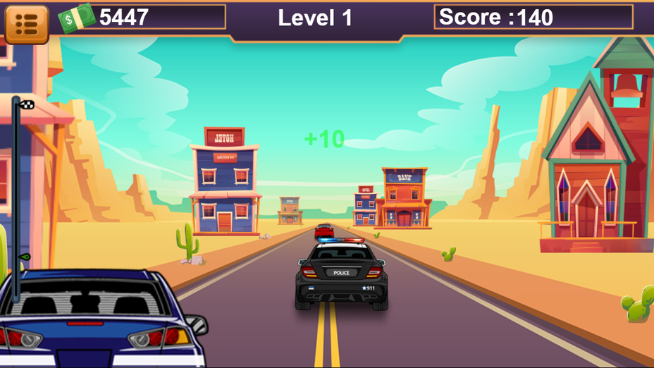 Игра Police Car Drive играть онлайн в браузере