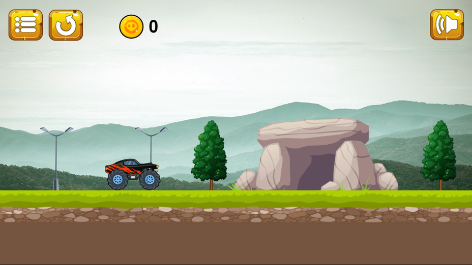 Игра Jul Monster Truck Racing играть онлайн в браузере