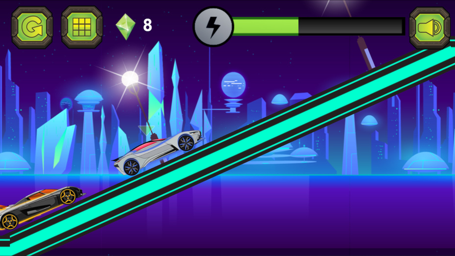 Игра Futuristic Racer играть онлайн в браузере