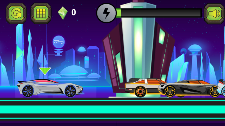 Игра Futuristic Racer играть онлайн в браузере