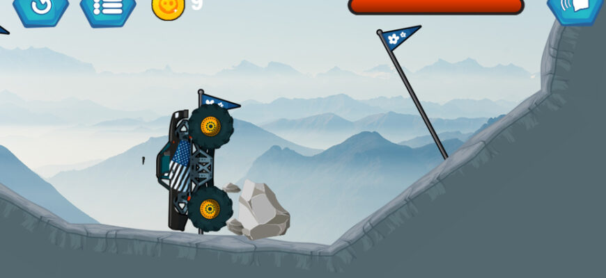 Monster Truck Mountain Climb