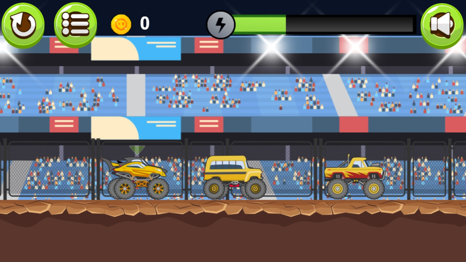 Игра Monster Truck Race Arena играть онлайн в браузере