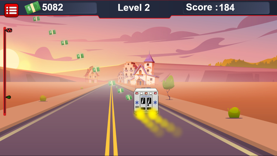 Игра Ambulance Traffic Drive играть онлайн в браузере