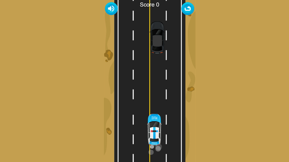 Игра Highway Drive 2D играть онлайн в браузере