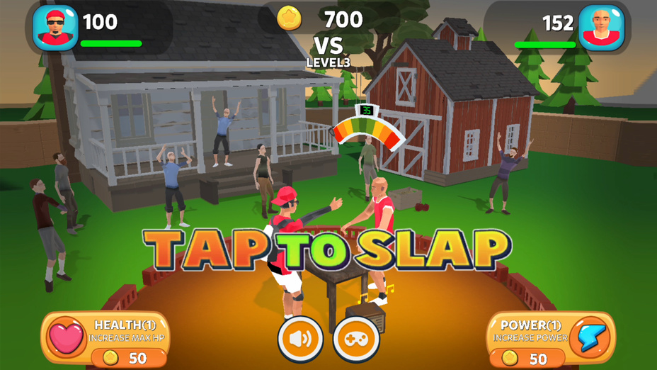 Игра Slap King играть онлайн в браузере