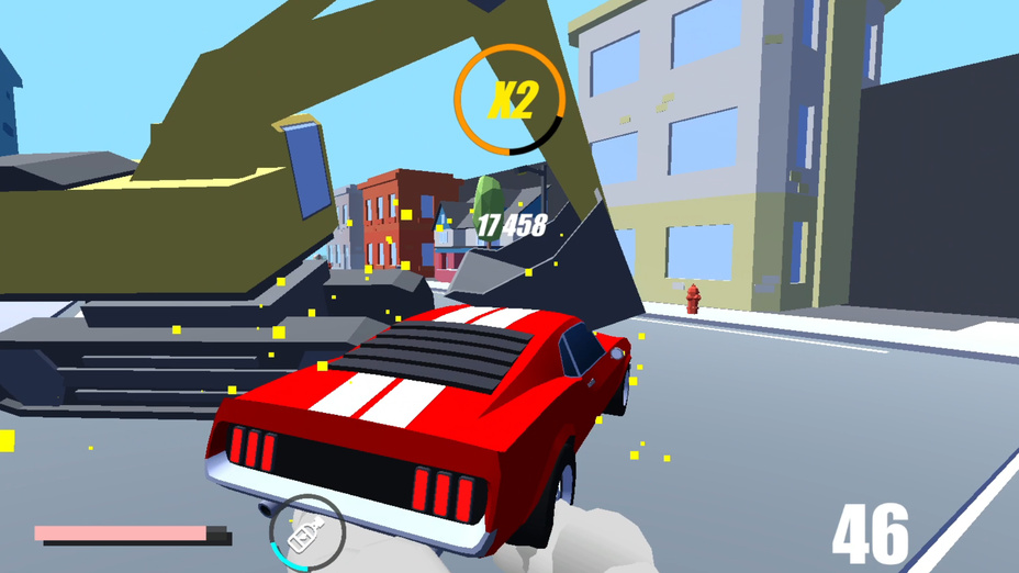 Игра Crazy City Driving играть онлайн в браузере