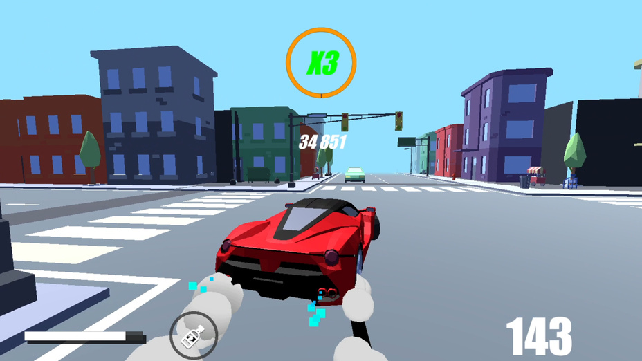 Игра Crazy City Driving играть онлайн в браузере