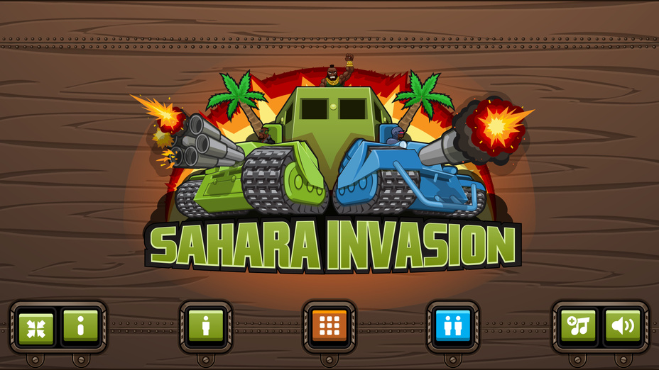 Игра Sahara Invasion играть онлайн в браузере