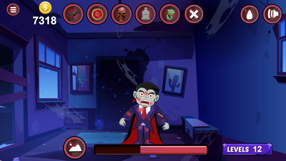 Игра Kick The Dracula играть онлайн в браузере