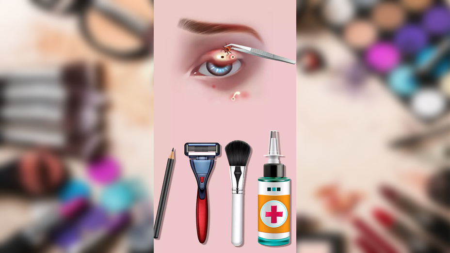 Игра Make up Salon Время разукрасить Уэнсдей играть онлайн в браузере