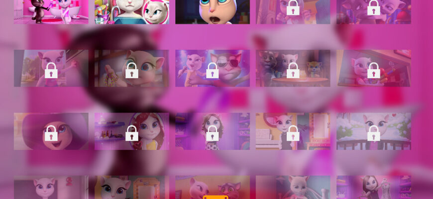 Talking Angela мощный пазл Talking Angela мощный пазл