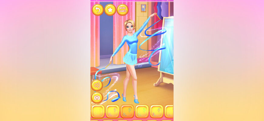 Гимнастки: Одевалки Девочек Гимнастки: Одевалки Девочек