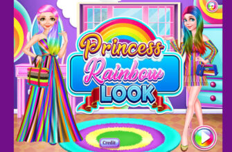 Princess Rainbow Look