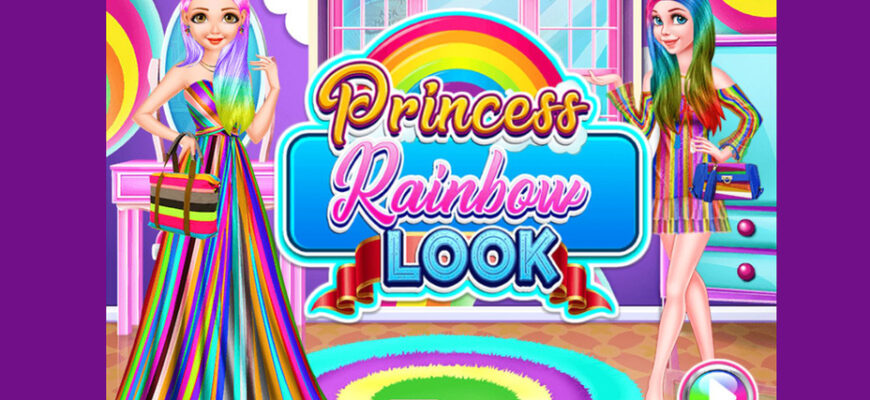 Princess Rainbow Look