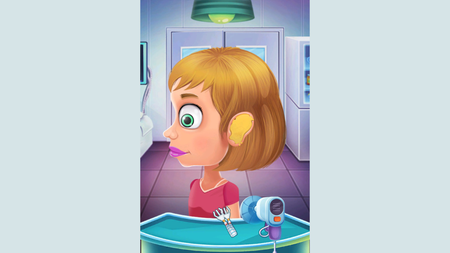 Игра Ear Doctor играть онлайн в браузере