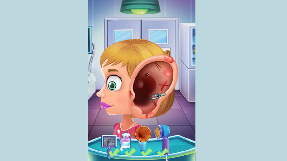 Игра Ear Doctor играть онлайн в браузере