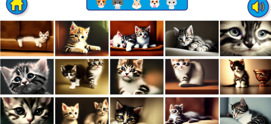 Котята, Щенки и Кролики - милый пазл