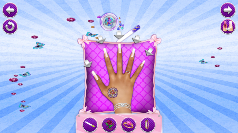 Игра Magic Nail Spa Salon играть онлайн в браузере