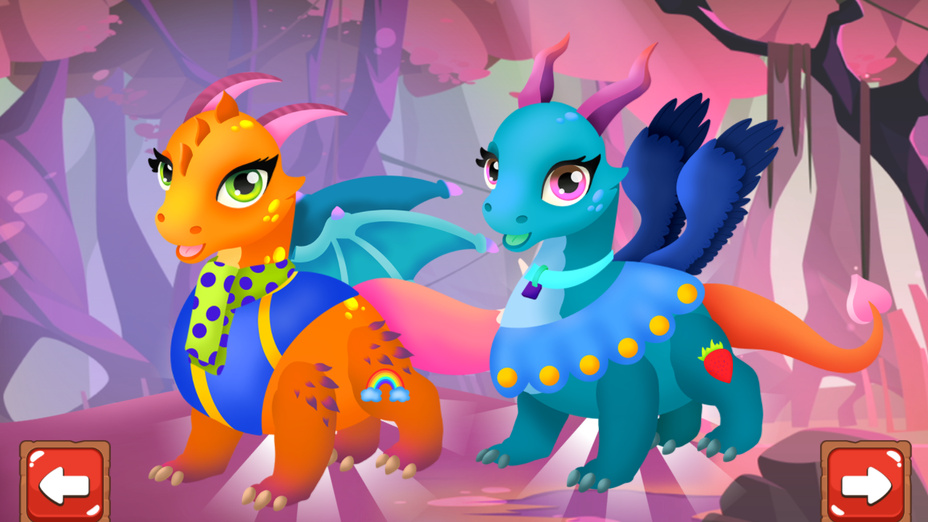 Игра Baby Dragons играть онлайн в браузере