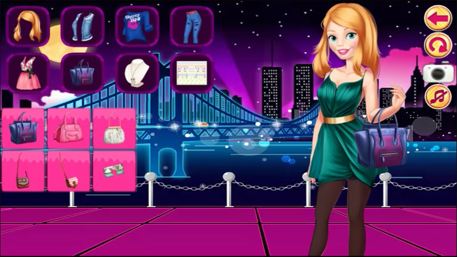 Игра Night Dress Up играть онлайн в браузере