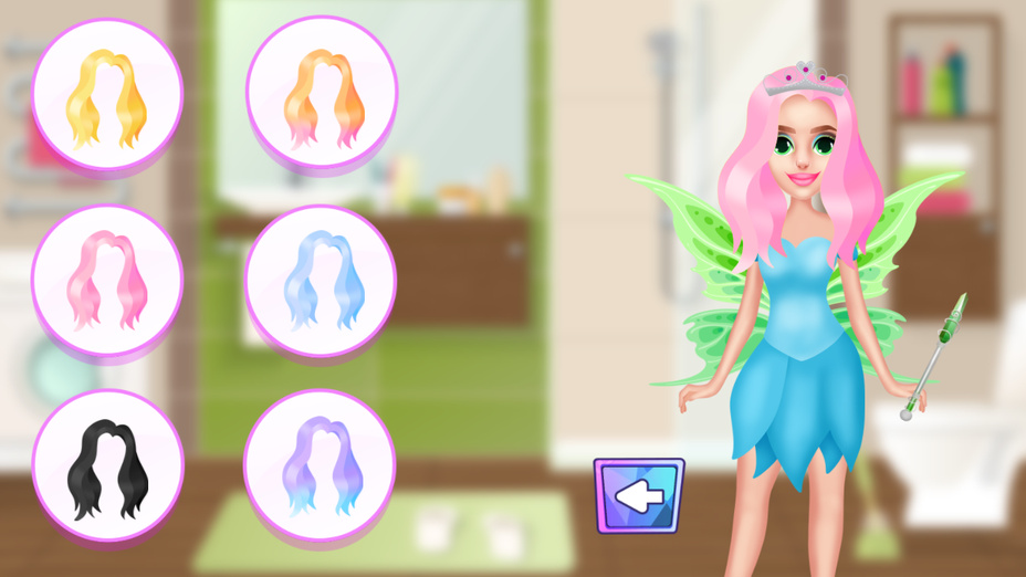 Игра Fairy Beauty Salon играть онлайн в браузере