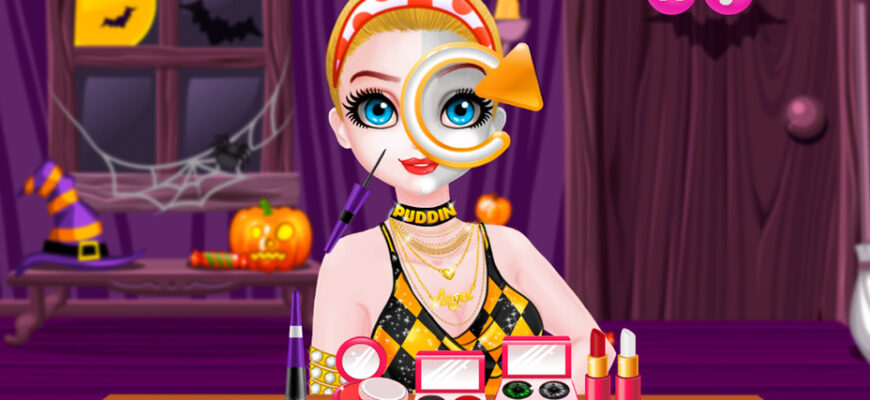 Учебник по Двойному Макияжу «Принцессы на Хэллоуин» Учебник по Двойному Макияжу «Принцессы на Хэллоуин»