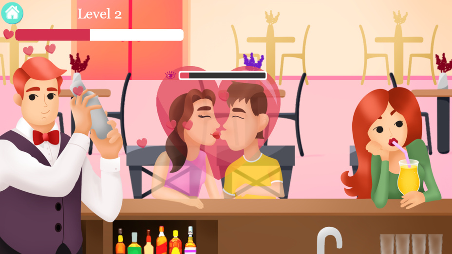 Игра Restaurant Secret Kiss играть онлайн в браузере