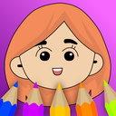 Играть в Cute Girls Coloring онлайн без регистрации