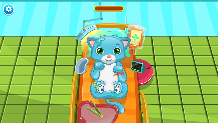 Игра Little Cat Doctor играть онлайн в браузере