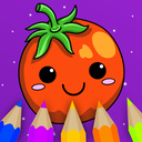 Играть в Food Party Coloring онлайн без регистрации