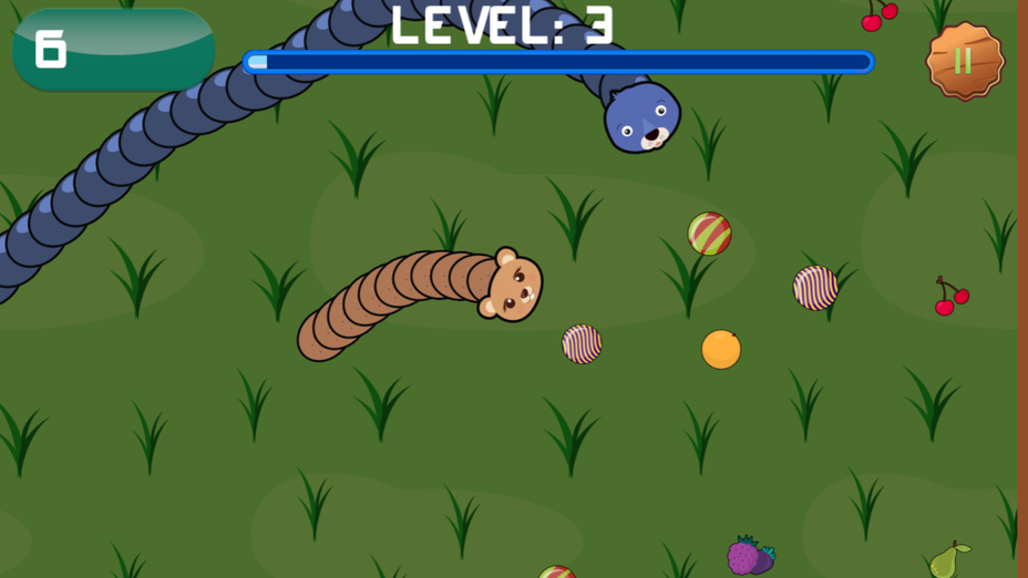 Игра Forest Slither Snake играть онлайн в браузере