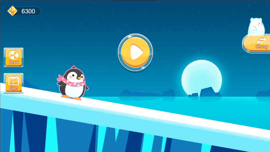 Игра Zoo Ski играть онлайн в браузере