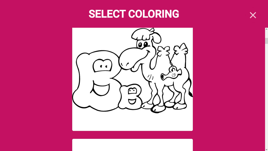 Игра Coloring Alphabet играть онлайн в браузере