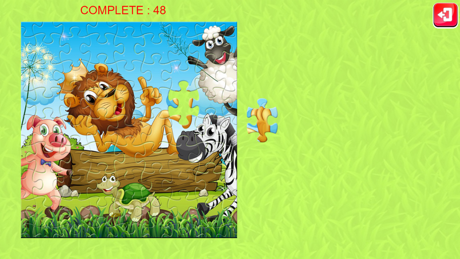 Игра Jungle Jigsaw Puzzle играть онлайн в браузере