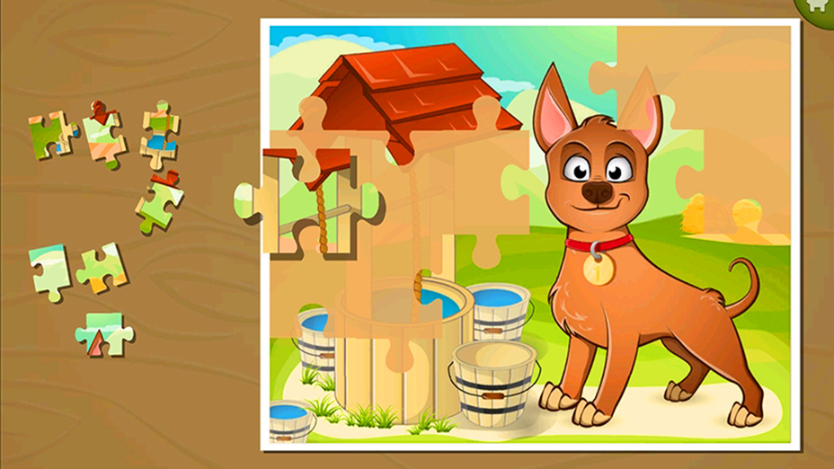 Игра Jigsaw Puzzles Kids Farm Fun играть онлайн в браузере