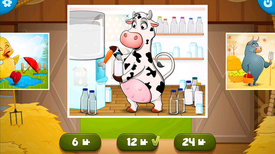 Игра Jigsaw Puzzles Kids Farm Fun играть онлайн в браузере