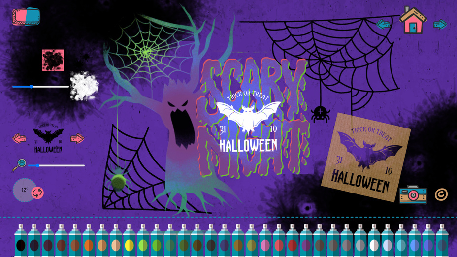 Игра Граффити Мастер: Хэллоуин играть онлайн в браузере